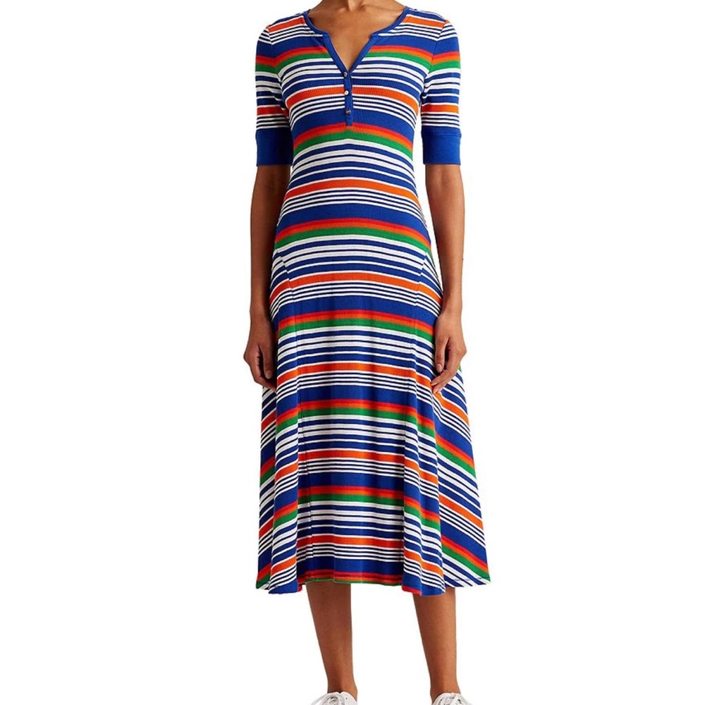 Ralph Lauren Striped Henley Dress S